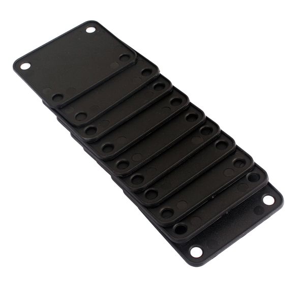 10 pieces 4 holes plastic neck plate gaskets pads black for guitar bass accessory 67 x 55mm
10 pieces 4 holes plastic neck plate gaskets pads black for guitar bass accessory 67 x 55mm