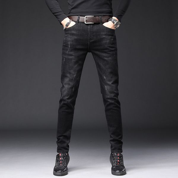 men's jeans trendy denim pants embroidered fashion all-match autumn casual straight elastic slim fit slim-fit, Blue
men's jeans trendy denim pants embroidered fashion all-match autumn casual straight elastic slim fit slim-fit, Blue