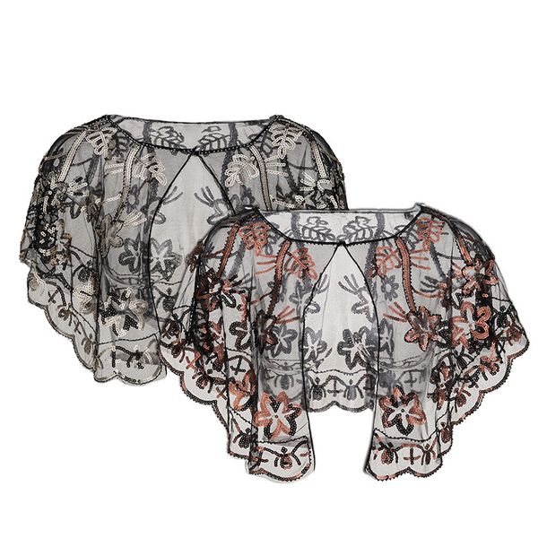 scarves female fashion evening dress shawl mesh lace banquet prom costume with sequin skirt stage performance, Blue;gray
scarves female fashion evening dress shawl mesh lace banquet prom costume with sequin skirt stage performance, Blue;gray