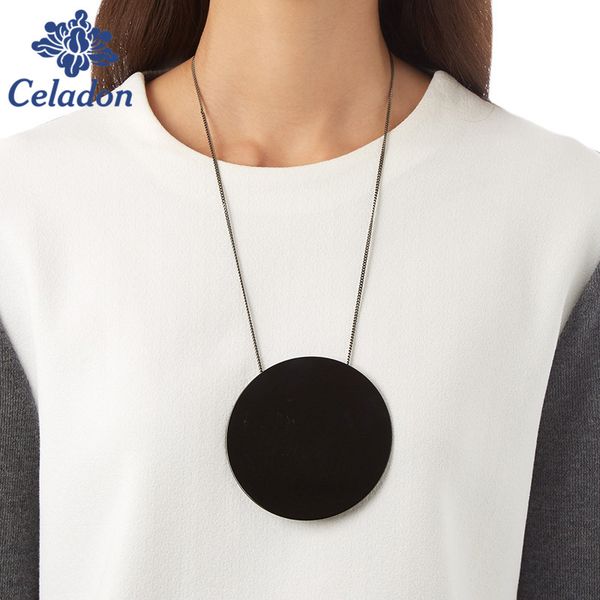 pendant necklaces designer necklace fashion trendy big black white acrylic circle long false collar for women bijoux, Silver
pendant necklaces designer necklace fashion trendy big black white acrylic circle long false collar for women bijoux, Silver
