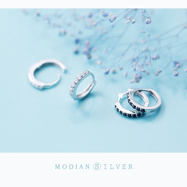 modian new trendy 100% стерлингового серебра 925 sparkling black clear cz крошка хооп серьги для женщин классический серебро изящных ювелирн, Golden;silver
modian new trendy 100% стерлингового серебра 925 sparkling black clear cz крошка хооп серьги для женщин классический серебро изящных ювелирн, Golden;silver