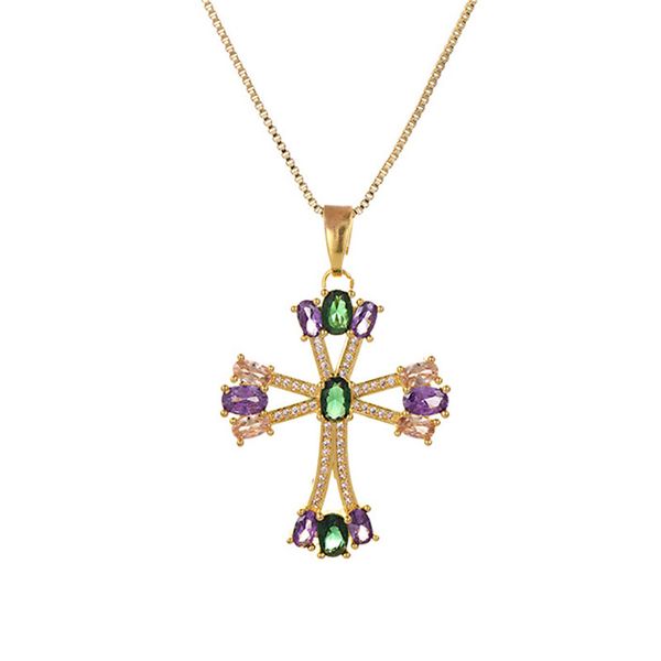 pendant necklaces say hello cz copper zircon inlaid gold color wide cross charms for women vintage jewelry gifts collar k4539, Silver
pendant necklaces say hello cz copper zircon inlaid gold color wide cross charms for women vintage jewelry gifts collar k4539, Silver