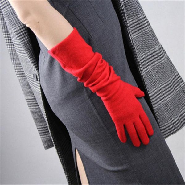 five fingers gloves fashion elegant cashmere long section 50cm elbow elastic wool woolen cherry blossom peach light pink 5-yr05, Blue;gray
five fingers gloves fashion elegant cashmere long section 50cm elbow elastic wool woolen cherry blossom peach light pink 5-yr05, Blue;gray