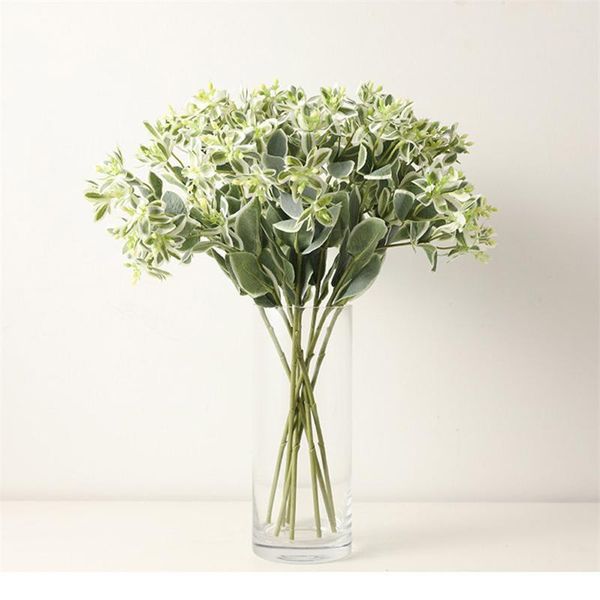 10pcs/lot home l office diy decor silk cloth white edge green plants branch wedding party favor plastic artificial flowers
10pcs/lot home l office diy decor silk cloth white edge green plants branch wedding party favor plastic artificial flowers