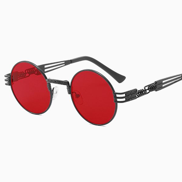 sunglasses metal steampunk men women fashion round glasses brand design vintage uv400 eyewear shades, White;black
sunglasses metal steampunk men women fashion round glasses brand design vintage uv400 eyewear shades, White;black