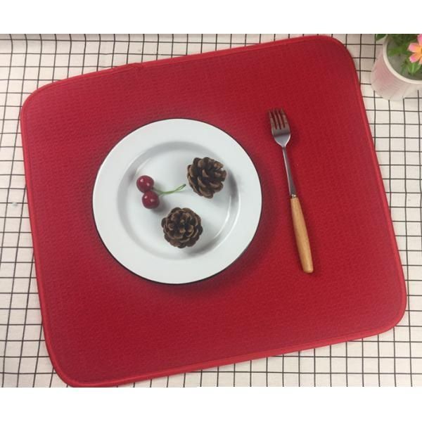 microfiber dish drying mat for kitchen counter absorbent drying pad dish drainer mat, dining table mats 40.5x45.5cm
microfiber dish drying mat for kitchen counter absorbent drying pad dish drainer mat, dining table mats 40.5x45.5cm