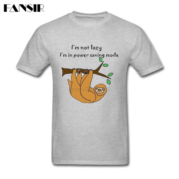 funny sloth in power saving mode men t-shirts printing t shirt men male custom cotton short sleeve 3xl clothes for guys
funny sloth in power saving mode men t-shirts printing t shirt men male custom cotton short sleeve 3xl clothes for guys