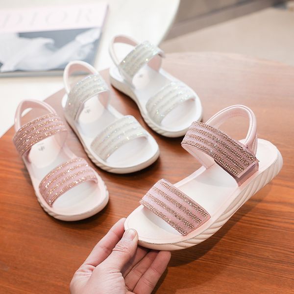 summer 2020 girls' sandals princess shoes bowknot student sequins flat sandals children's, Black;red
summer 2020 girls' sandals princess shoes bowknot student sequins flat sandals children's, Black;red