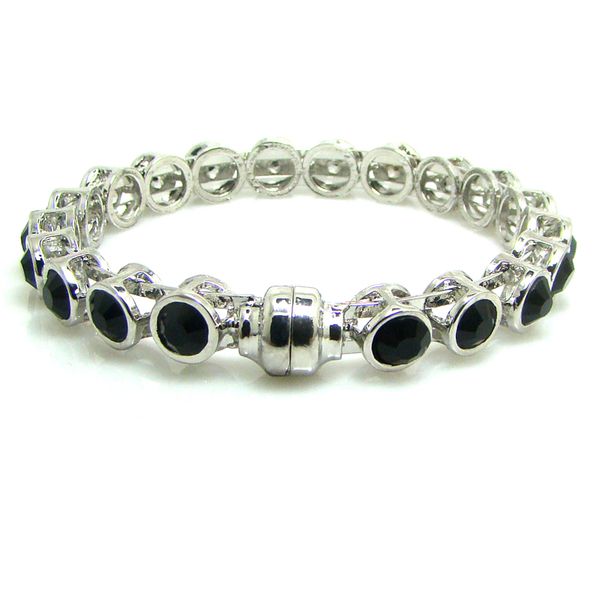 bangle magnetic closure double strength cuff wristband coil bracelet sparkling bezel color crystals gift ornament women jewelry, Black
bangle magnetic closure double strength cuff wristband coil bracelet sparkling bezel color crystals gift ornament women jewelry, Black