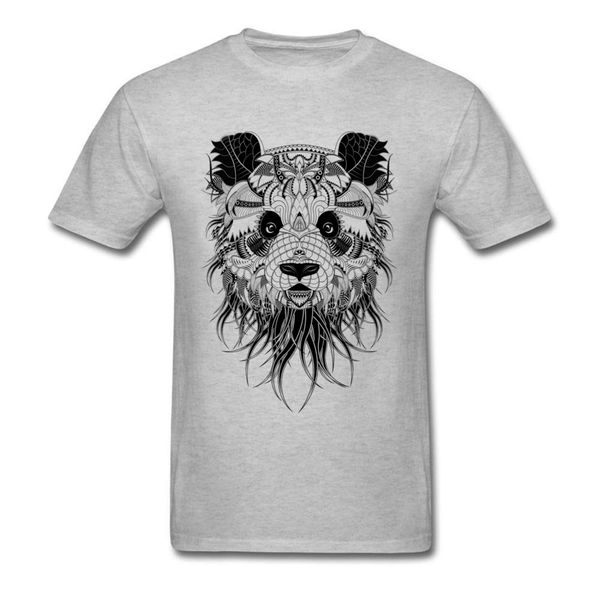 древнее panda t shirt men gray tshirt бесплатная доставка искусство татуировки конструктора одежды slim fit хлопок tshirt street style одежд