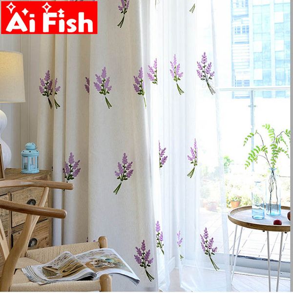 purple lavender pastoral embroidery semi blackout bedroom curtains cotton and linen curtain fabrics for chilren's room my303-30
purple lavender pastoral embroidery semi blackout bedroom curtains cotton and linen curtain fabrics for chilren's room my303-30