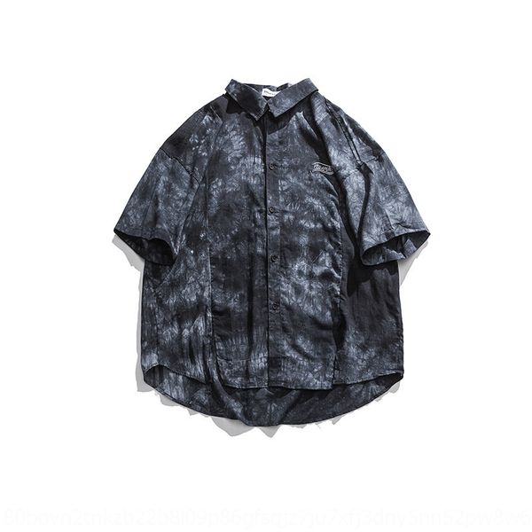 street personality tie-dye gradient men's and women's fashion brand short sleeve coat shirt ins hip hop loose couple shirt coat xp, Blue
street personality tie-dye gradient men's and women's fashion brand short sleeve coat shirt ins hip hop loose couple shirt coat xp, Blue