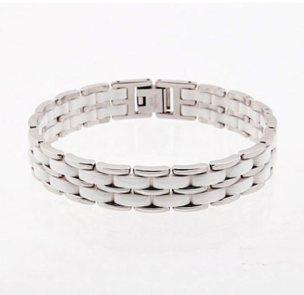 charm bracelets bracelet heavy wide rose gold stainless steel double layer black /white ceramic for men pulsera pulseras, Golden;silver
charm bracelets bracelet heavy wide rose gold stainless steel double layer black /white ceramic for men pulsera pulseras, Golden;silver