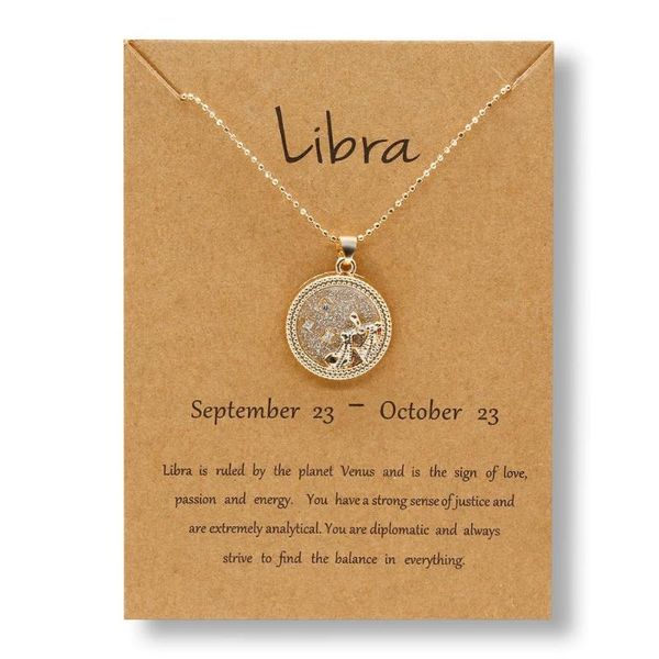trendy female 12 constellation pendant necklace charm gold chain zodiac sign choker necklaces for women men collar jewelry gift, Silver
trendy female 12 constellation pendant necklace charm gold chain zodiac sign choker necklaces for women men collar jewelry gift, Silver