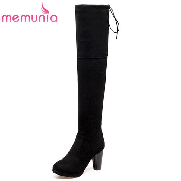 memunia 2020 new over the knee boots fashion lace up round toe boots autumn winter women big size 31-43, Black
memunia 2020 new over the knee boots fashion lace up round toe boots autumn winter women big size 31-43, Black
