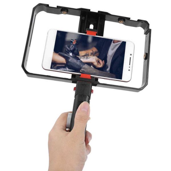 universal mobile phone handheld cage phone stabilizer vlog live video shooting follow shot
universal mobile phone handheld cage phone stabilizer vlog live video shooting follow shot