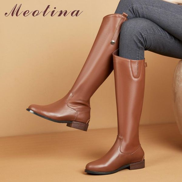 meotina winter riding boots women natural genuine leather flat knee high boots zipper round toe shoes lady autumn big size 34-43, Black
meotina winter riding boots women natural genuine leather flat knee high boots zipper round toe shoes lady autumn big size 34-43, Black