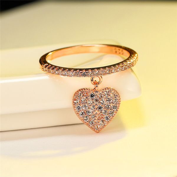 wedding rings luxury female white crystal pendant ring charm rose gold color for women cute bridal love heart engagement, Slivery;golden
wedding rings luxury female white crystal pendant ring charm rose gold color for women cute bridal love heart engagement, Slivery;golden