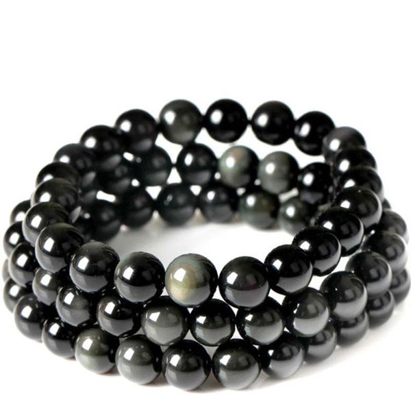 natural stone obsidian bracelet fashion men jewelry 6/8/10mm stone quartz crystal bead summer pulseras, Black
natural stone obsidian bracelet fashion men jewelry 6/8/10mm stone quartz crystal bead summer pulseras, Black