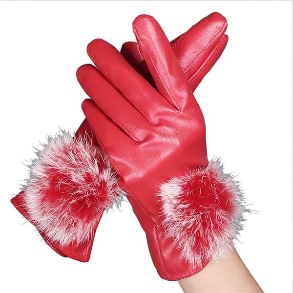 new style women leather gloves winter gloves fashion elegant women touch screen lovely hair ball, Blue;gray
new style women leather gloves winter gloves fashion elegant women touch screen lovely hair ball, Blue;gray