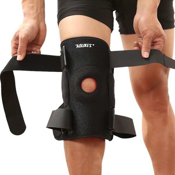 professional knee sleeve wrap alloy spring plate breathable nylon leg protective belt protector fitness sportswear accessories, Black;gray
professional knee sleeve wrap alloy spring plate breathable nylon leg protective belt protector fitness sportswear accessories, Black;gray