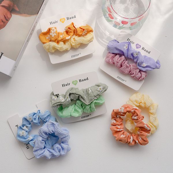 2 pieces mint color ins sweet flowers solid color hair band candy-colored hair band girl's large intestine ring accessories, Brown
2 pieces mint color ins sweet flowers solid color hair band candy-colored hair band girl's large intestine ring accessories, Brown