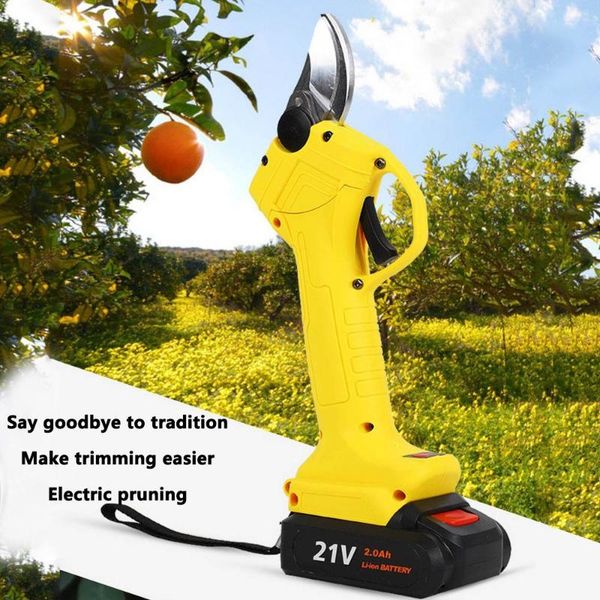cordless electric pruning shears 16.8v 2ah lithium battery rechargeable electric pruning shears fruit tree garden tool