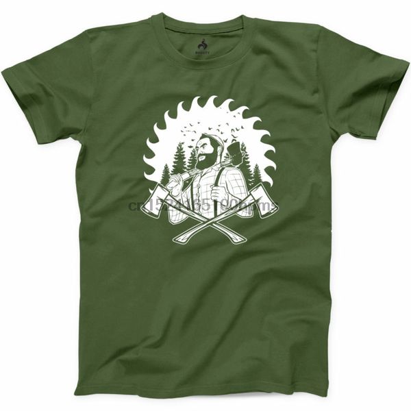 lumberjack t shirt bearded man funny mountain cave men graphic novelty tee s-3xl