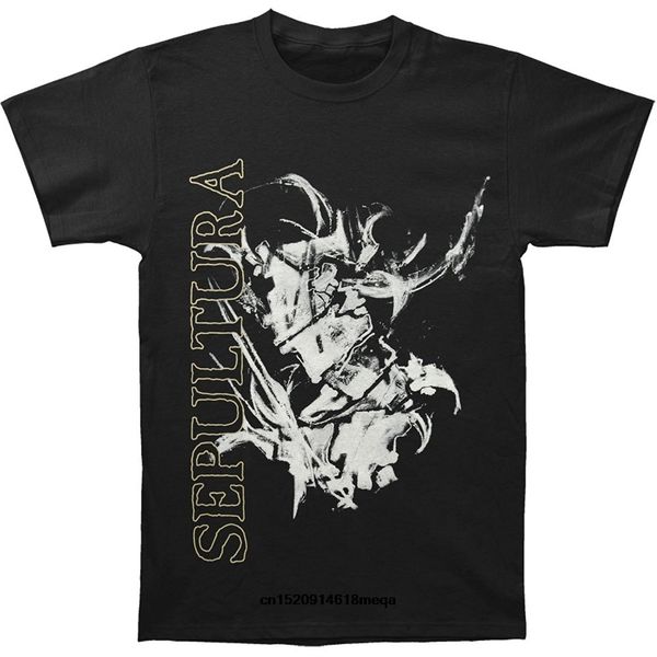 funny t shirts sepultura men's paint short sleeve t-shirt black