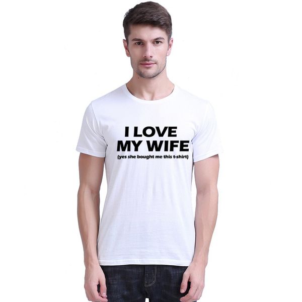 men graphic t-shirts i love my wife she bought me this t-shirts new arrival letters clothes men t shirts short sleeve
men graphic t-shirts i love my wife she bought me this t-shirts new arrival letters clothes men t shirts short sleeve