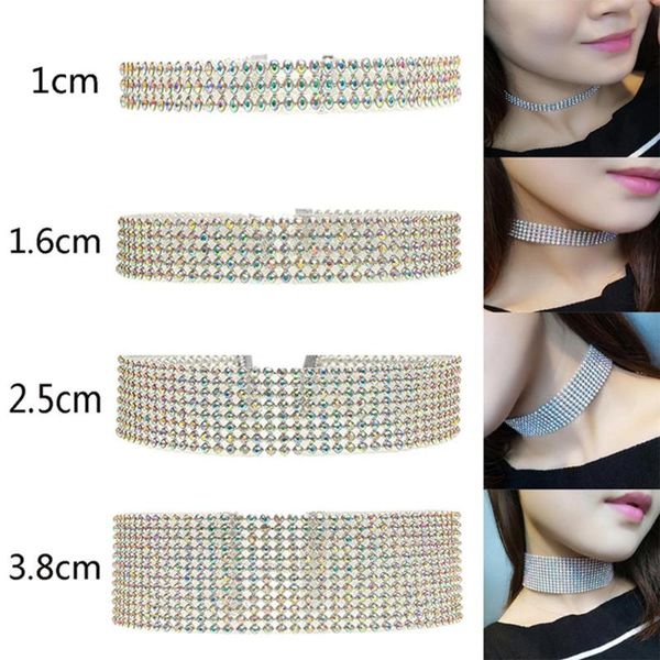 chokers fashion jewelry women men punk hip hop bundle neck mesh choker necklace inlay rhinestone crystal lobster clasp collar, Golden;silver
chokers fashion jewelry women men punk hip hop bundle neck mesh choker necklace inlay rhinestone crystal lobster clasp collar, Golden;silver