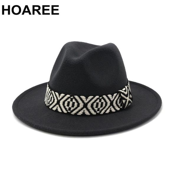 wide brim hats hoaree women men fedoras indy hat black vintage jazz autumn winter woolen panama cap outdoor brand male female trilby, Blue;gray
wide brim hats hoaree women men fedoras indy hat black vintage jazz autumn winter woolen panama cap outdoor brand male female trilby, Blue;gray