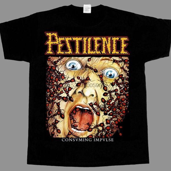 pestilence consuming impulse new black short sleeve t shirt