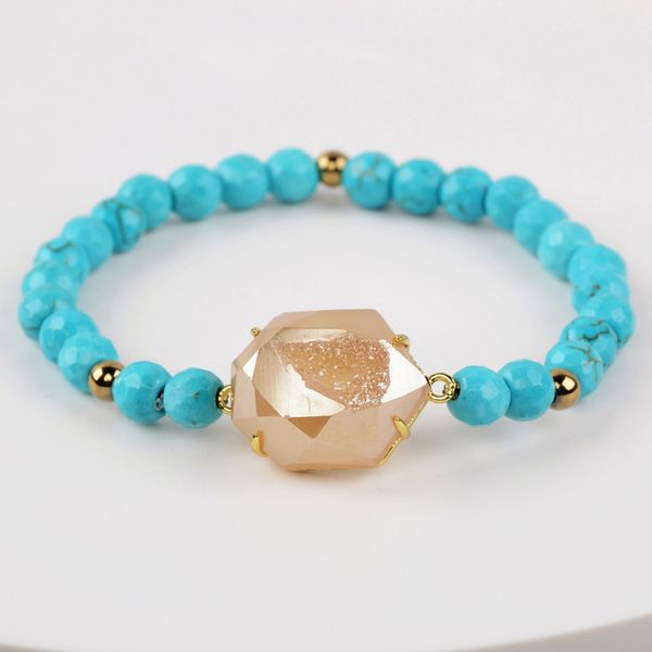 tennis drusy bracelet handmade agates druzy charm bracelets boho 6mm natural gems stones beads women healing crystal gifts, Golden;silver
tennis drusy bracelet handmade agates druzy charm bracelets boho 6mm natural gems stones beads women healing crystal gifts, Golden;silver