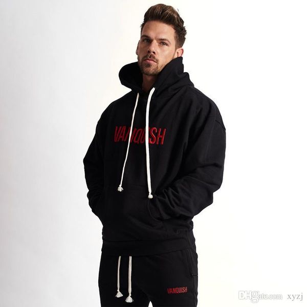 new hoodie jacket muscle fitness sports men s casual cotton fleece sports long sleeve hoodie casual jacket, Black
new hoodie jacket muscle fitness sports men s casual cotton fleece sports long sleeve hoodie casual jacket, Black