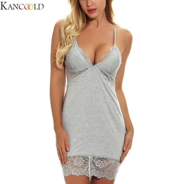 kancoold new fashion women satin fashion lace comfortable night robe sleepwear sling sleeveless summer wear nightgowns set, Black;red 
kancoold new fashion women satin fashion lace comfortable night robe sleepwear sling sleeveless summer wear nightgowns set, Black;red