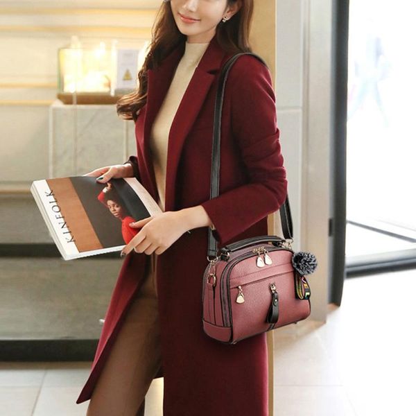 maioumy women hairball ornaments totes solid leather handbag party purse ladies messenger crossbody shoulder bags women handbags
maioumy women hairball ornaments totes solid leather handbag party purse ladies messenger crossbody shoulder bags women handbags