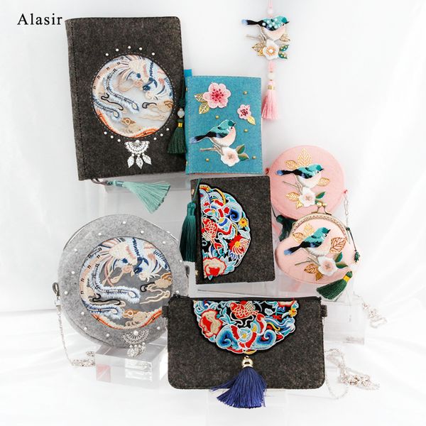 alasir non-woven material package chinese style artsy creative hand-made purse diy embroidered coin purse notebook bags tassel
alasir non-woven material package chinese style artsy creative hand-made purse diy embroidered coin purse notebook bags tassel