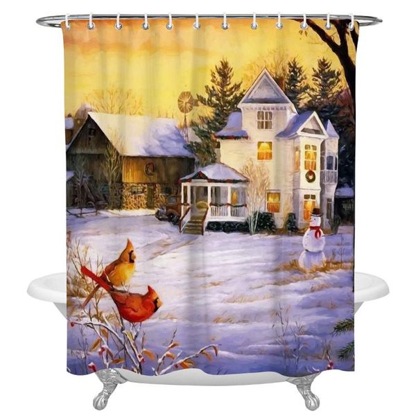 shower curtains christmas village farm snow waterproof curtain home el bathroom decor accessories polyester fabric
shower curtains christmas village farm snow waterproof curtain home el bathroom decor accessories polyester fabric