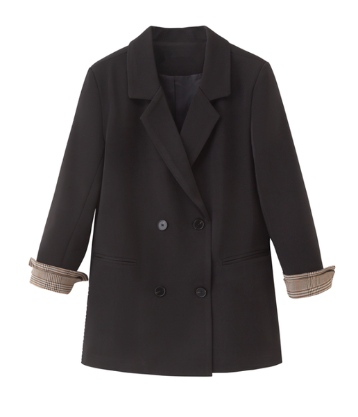women's black suit jackets 2020 spring autumn clothing new korean casual loose blazers suits female m188, White;black
women's black suit jackets 2020 spring autumn clothing new korean casual loose blazers suits female m188, White;black