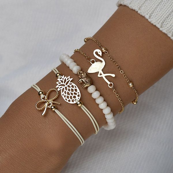5 pcs/set gold pineapple&elephant bracelets&bangles for women diy bracelets charm friendship crystal jewelry bracelet bt200258, Golden;silver
5 pcs/set gold pineapple&elephant bracelets&bangles for women diy bracelets charm friendship crystal jewelry bracelet bt200258, Golden;silver