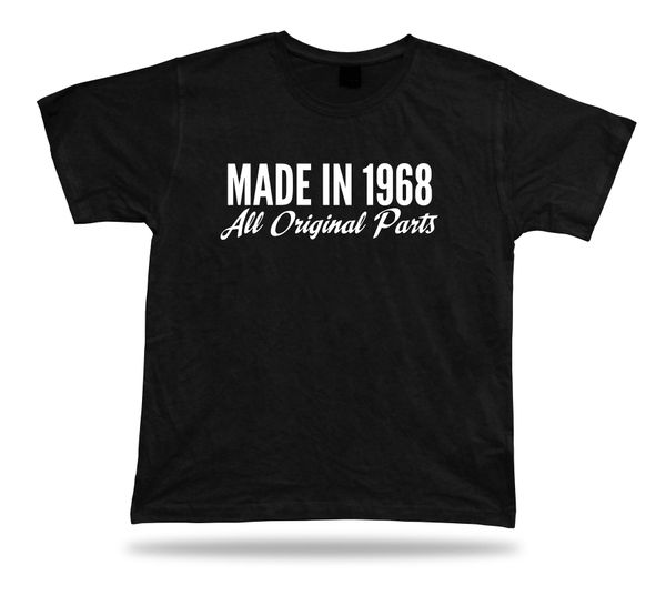 printed t shirt tee made in 1968 happy birthday present gift idea original 2017 new fashion t-shirt men cotton solid color
printed t shirt tee made in 1968 happy birthday present gift idea original 2017 new fashion t-shirt men cotton solid color