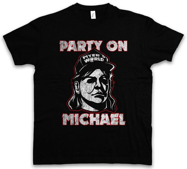 party on michael t-shirt halloween horror h20 myers waynes wayne fun world summer new men cotton t shirt tee plus size
party on michael t-shirt halloween horror h20 myers waynes wayne fun world summer new men cotton t shirt tee plus size