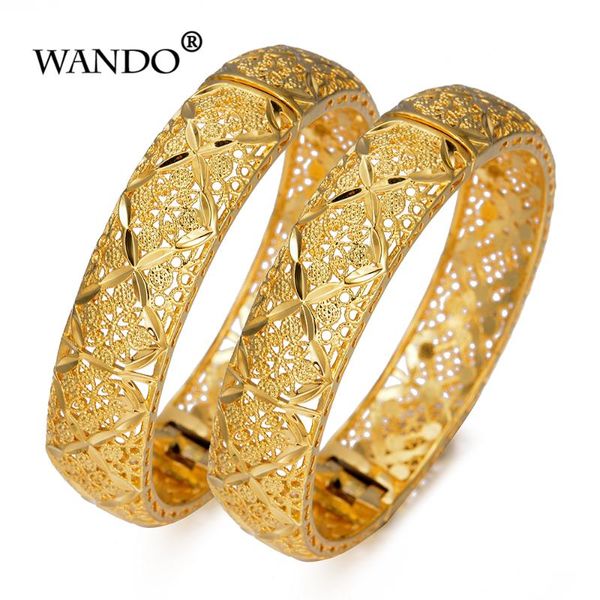 wando 2pcs ethnic bracelet for women gold colour bangles india luxury dubai hollow pattern jewelry mama gift canopen ramadan b25, Black
wando 2pcs ethnic bracelet for women gold colour bangles india luxury dubai hollow pattern jewelry mama gift canopen ramadan b25, Black