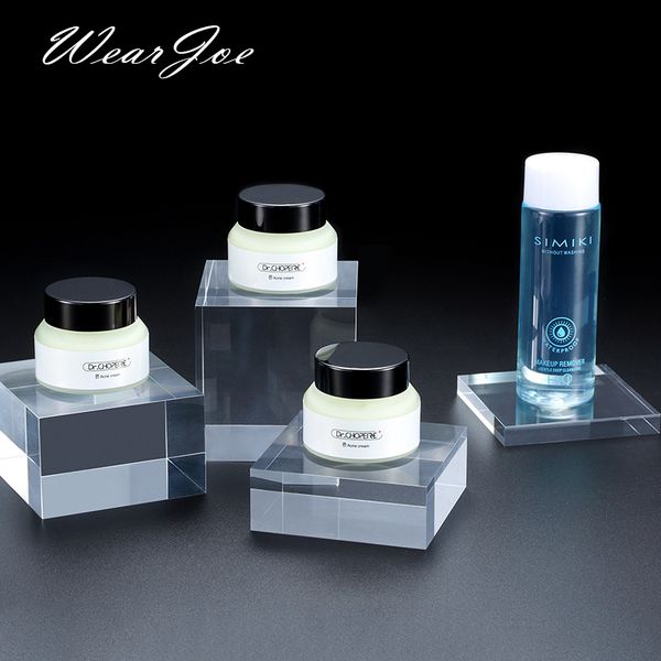 square acrylic solid display cube riser pedestal block shop retail skin care cosmetic jar jewelry stand rack for window cabinet, Pink;blue
square acrylic solid display cube riser pedestal block shop retail skin care cosmetic jar jewelry stand rack for window cabinet, Pink;blue