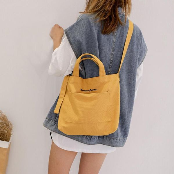 women leisure solid color canvas messenger shoulder bags female casual large capacity crossbody handle bags
women leisure solid color canvas messenger shoulder bags female casual large capacity crossbody handle bags
