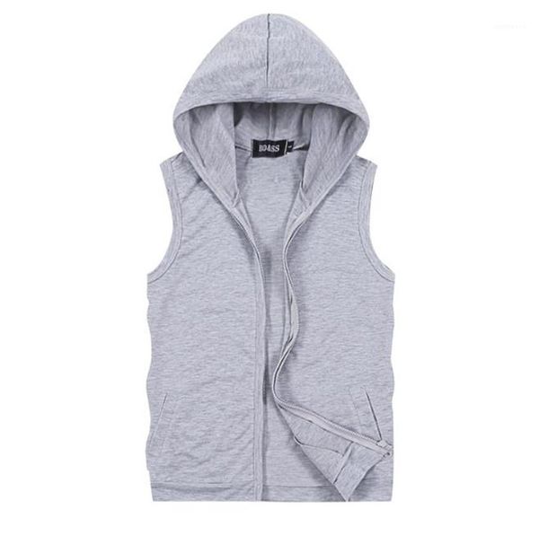 color man outerwears casual sleeveless cardigan homme vest with zipper summer men vests thin hooded solid, Black;white
color man outerwears casual sleeveless cardigan homme vest with zipper summer men vests thin hooded solid, Black;white