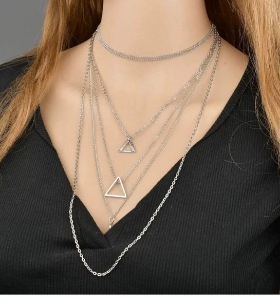 pendant necklaces pjx bohemia geometry necklace multilaminar triangle jewelry alloy necklacks for women gift 2021 sell xl-yxe-027, Silver
pendant necklaces pjx bohemia geometry necklace multilaminar triangle jewelry alloy necklacks for women gift 2021 sell xl-yxe-027, Silver