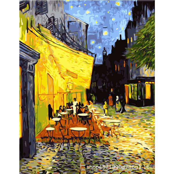 open air cafe frameless painting by numbers diy canvas oil painting for adults
open air cafe frameless painting by numbers diy canvas oil painting for adults