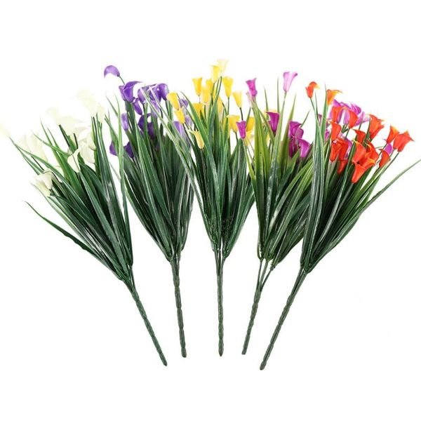 1 bouquet artificial calla flower leaf plastic fake aquatic plants home room decoration flower multi color party wedding
1 bouquet artificial calla flower leaf plastic fake aquatic plants home room decoration flower multi color party wedding